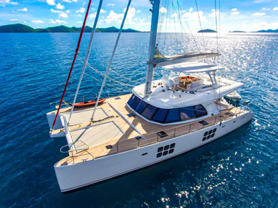 Catamaran Euphoria charters in the Virgin Islands