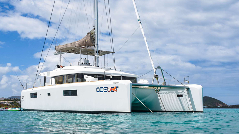 Catamaran Ocelot offers all-inclusive crewed catamaran charters in the Virgin Islands