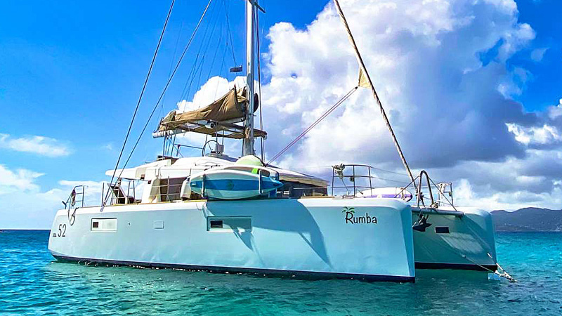 Catamaran Rumba charters Sailing Vacations in the Virgin Islands