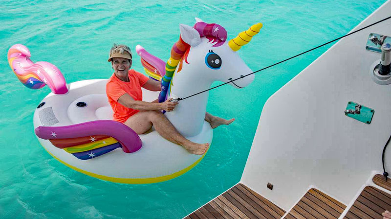 Aquanimity unicorn float