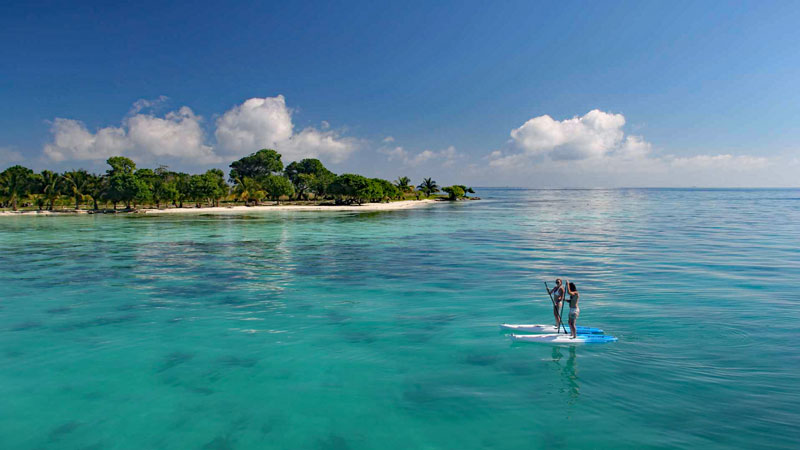 Paddle boarding